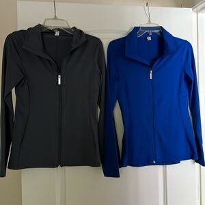 2 Under Armour zip ups